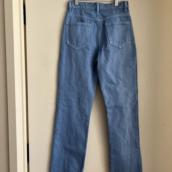 Zara High Rise Straight Leg Jeans - Picture 9 of 9